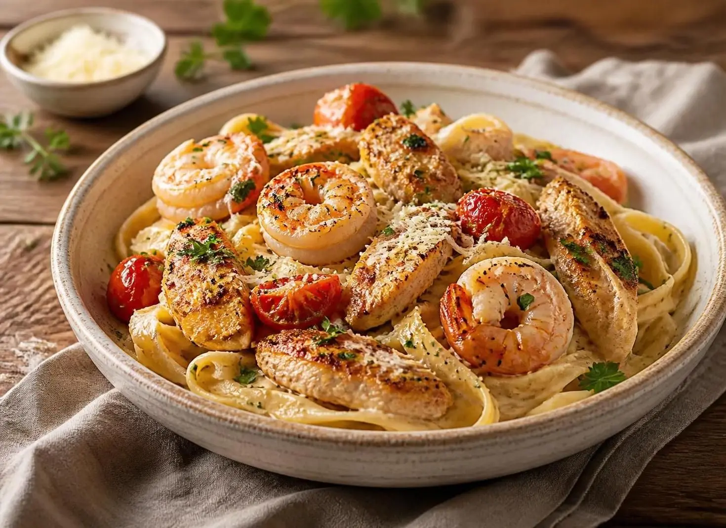 Chicken and Shrimp