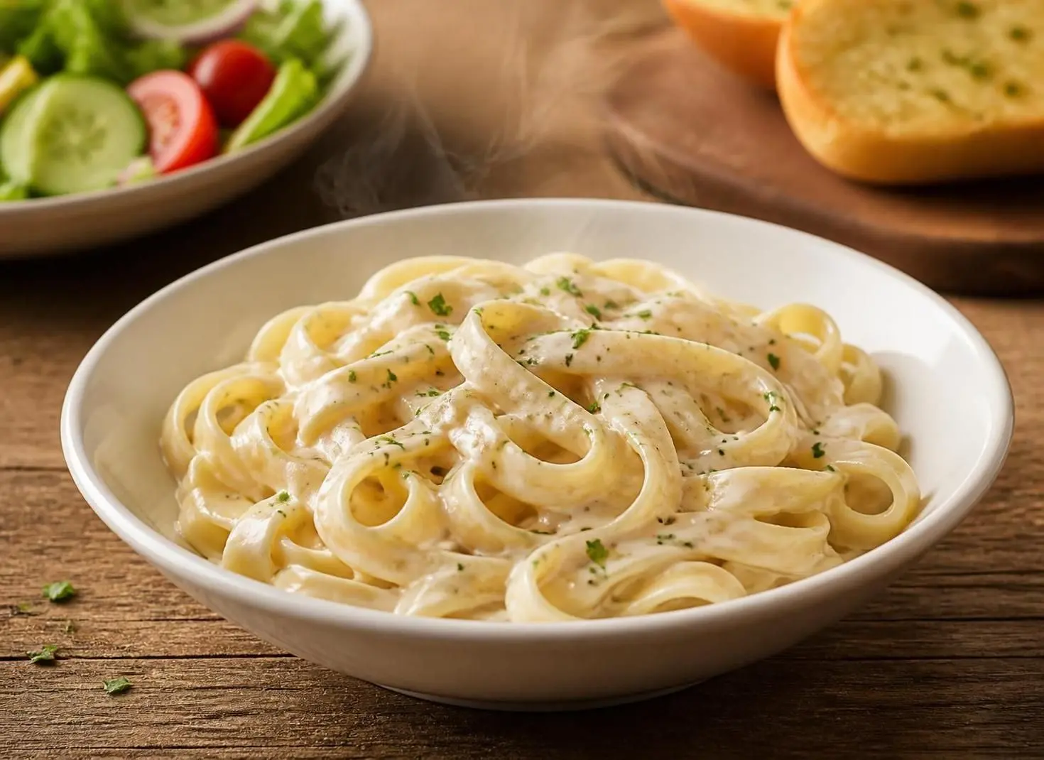 Fettuccine Alfredo (V)