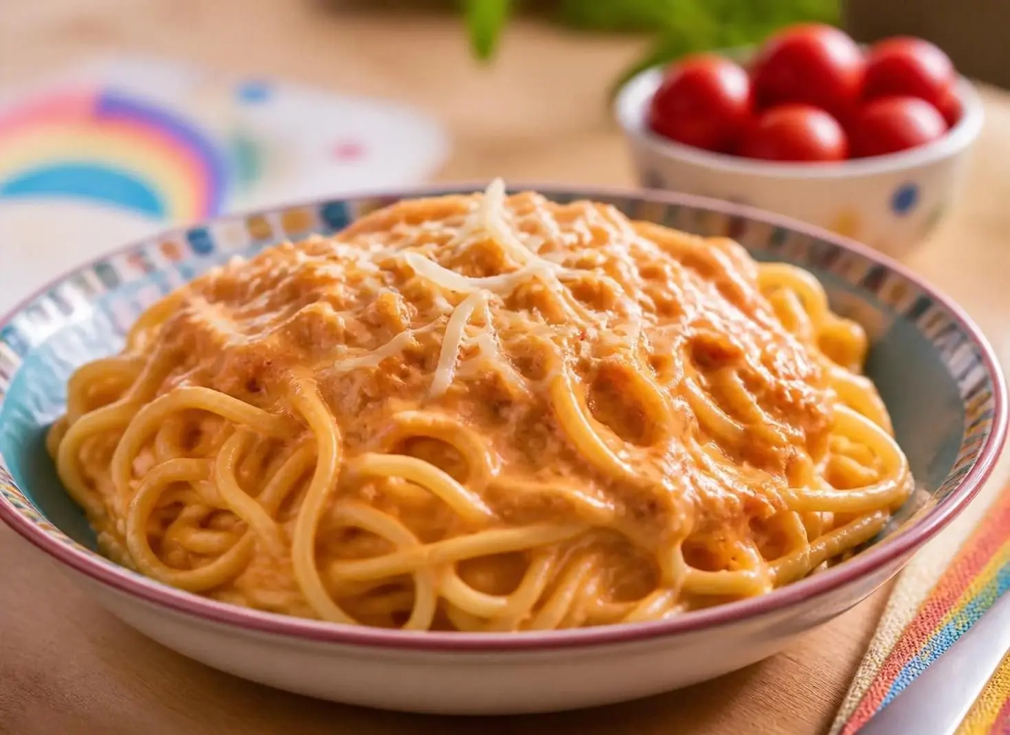 Kids Five Cheese Marinara with Choice of Pasta (V)