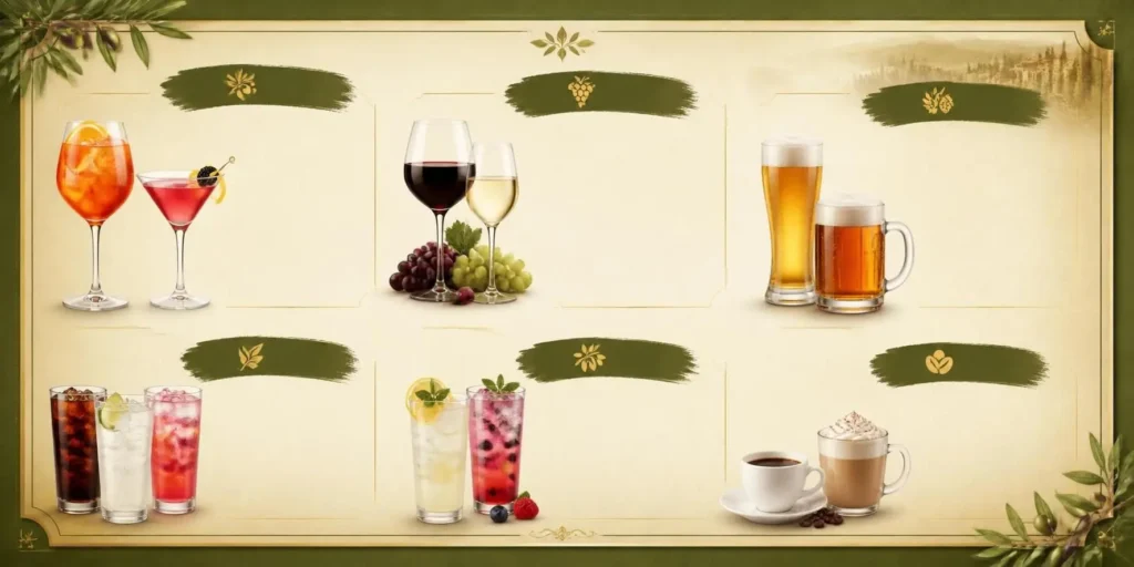 Olive garden drink menu