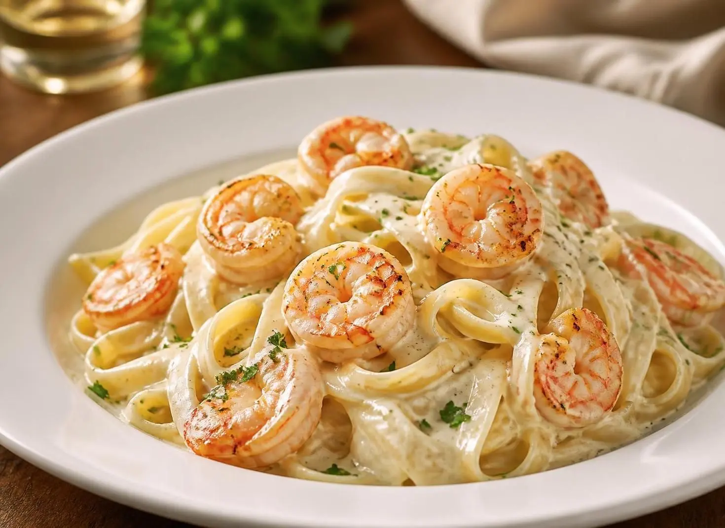 Shrimp Alfredo